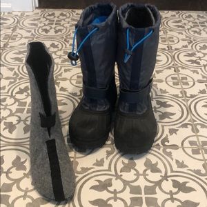 Columbia all weather boots with boot insert